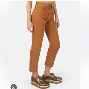 Re/Done terracotta jeans